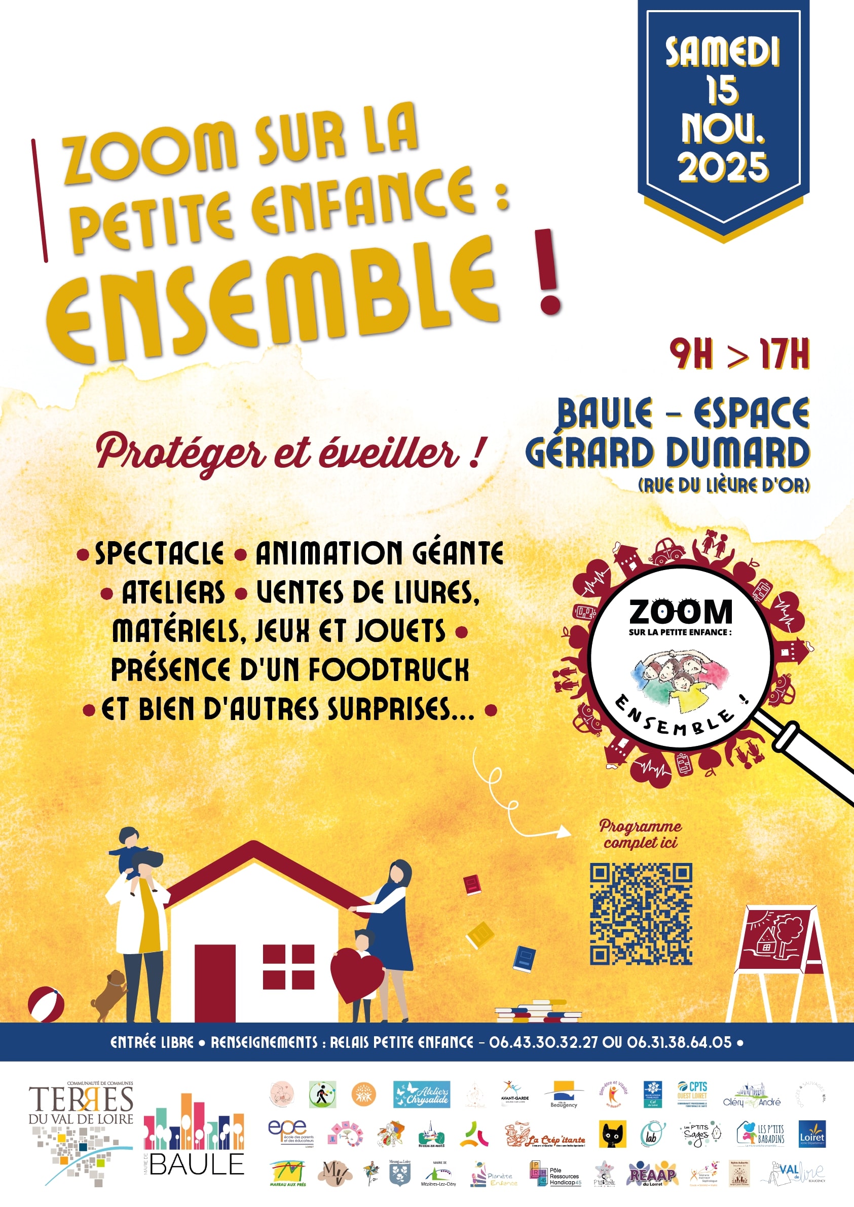 CCTVL - ENFANCE - Affiche Forum Petite Enfance 2025